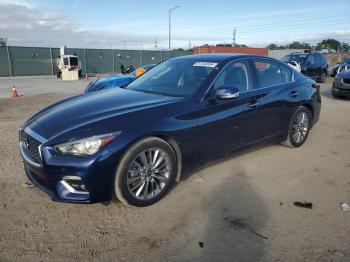  Salvage INFINITI Q50