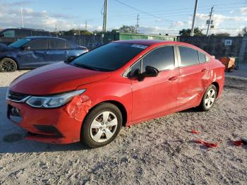  Salvage Chevrolet Cruze