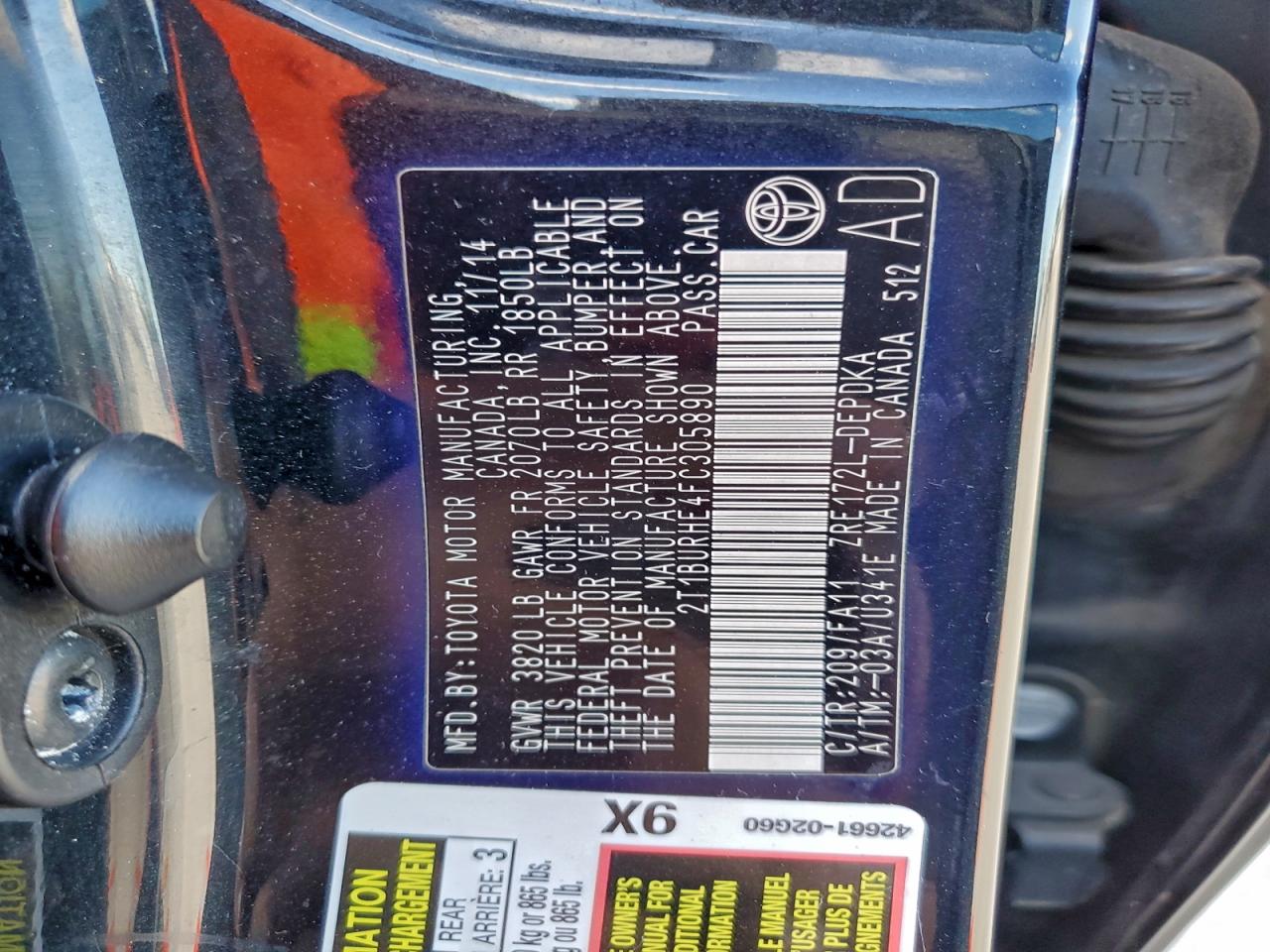 Toyota Corolla L Image 12