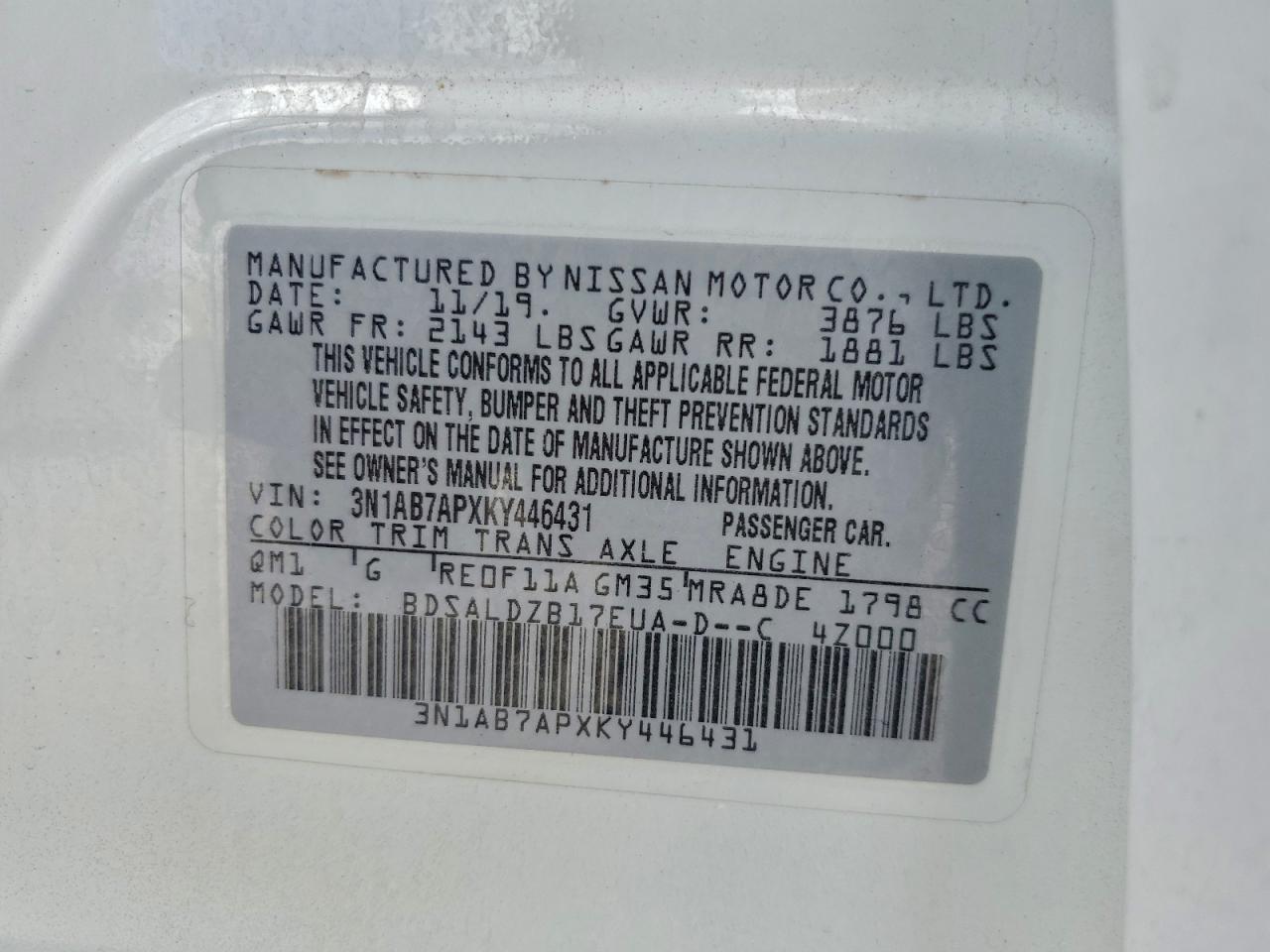 Nissan Sentra S Image 10