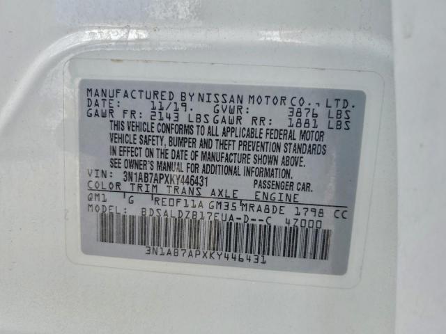 Nissan Sentra S Image 10