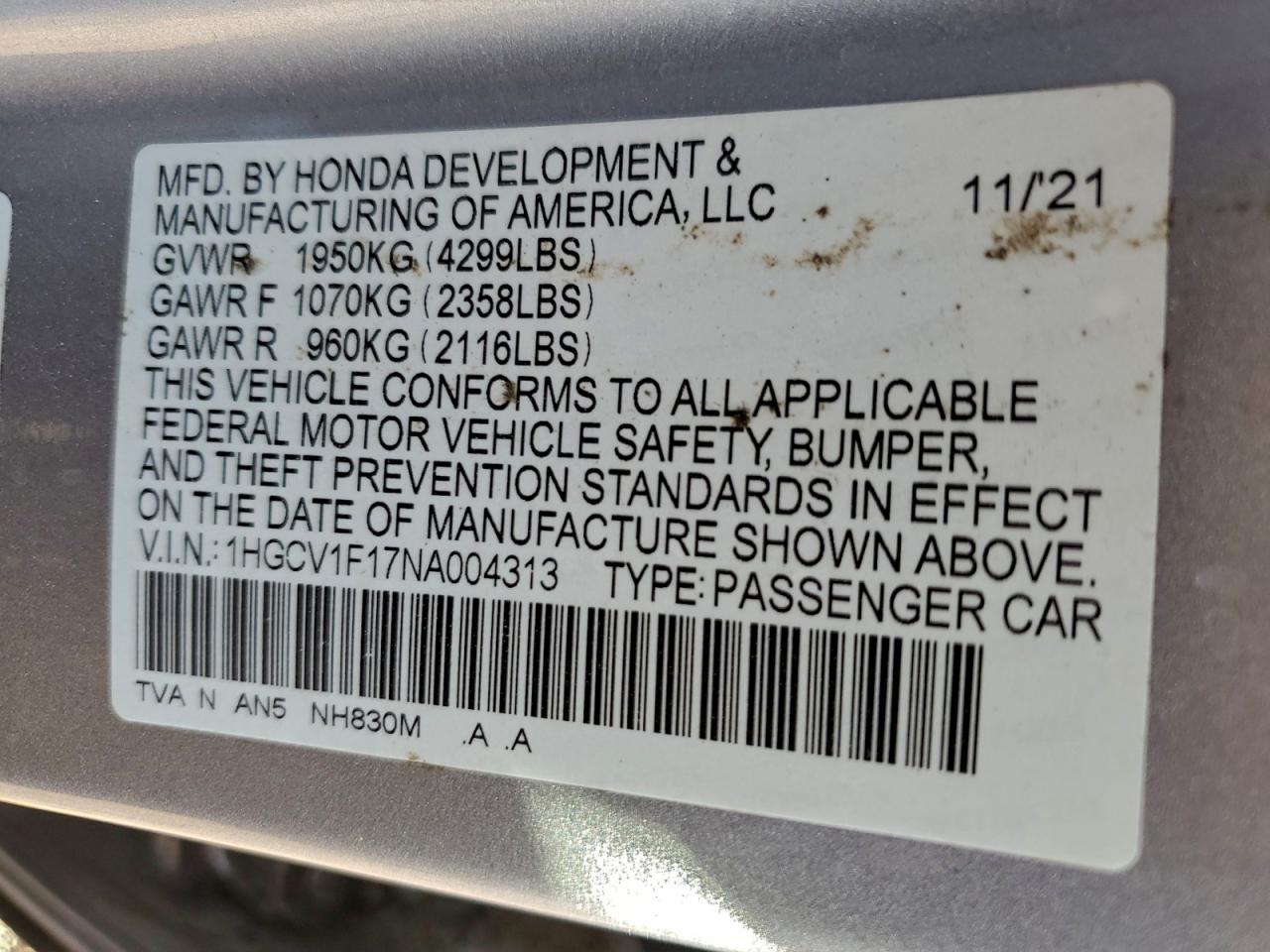 Honda Accord Lx Image 9