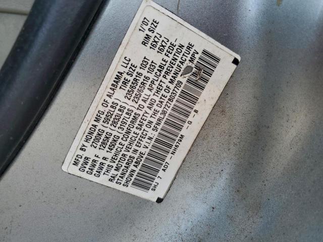 Honda Odyssey Exl Image 8