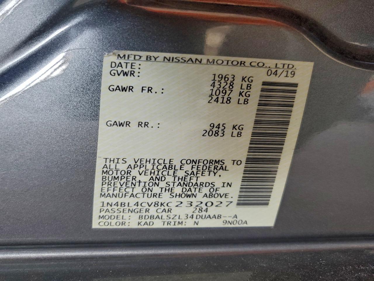 Nissan Altima Sr Image 11