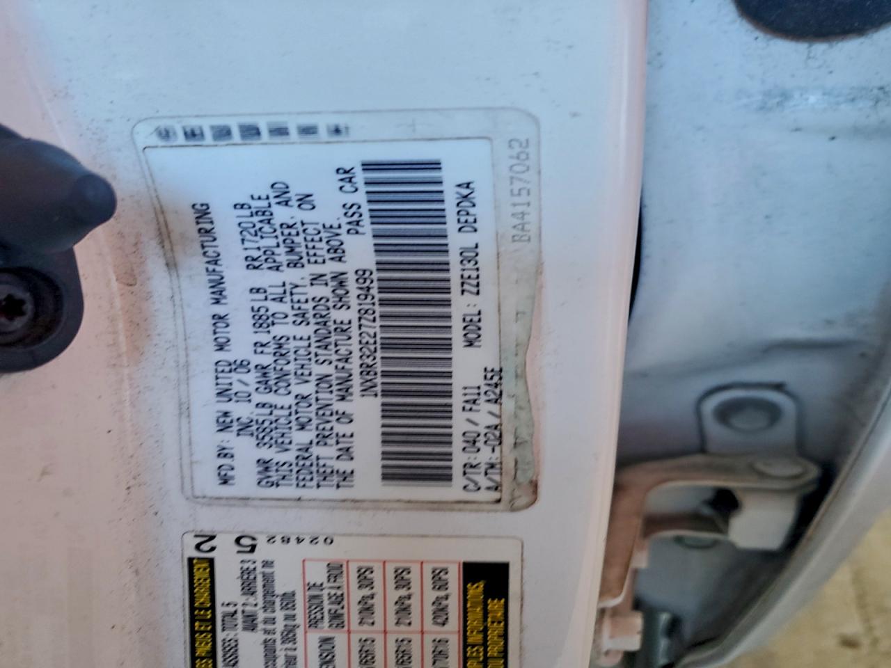 Toyota Corolla Ce Image 8