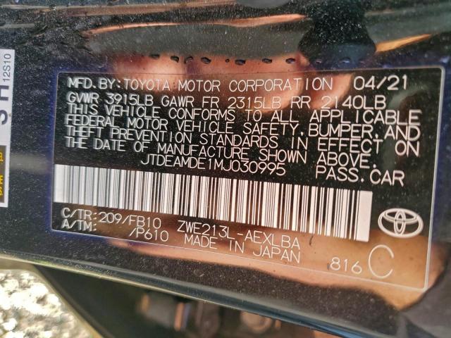 Toyota Corolla Le Image 13